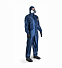 Комбинезон защитный многоразовый JETA Safety JPC75b синий, 100% полиэфир, 55 г/м² (50 шт.)