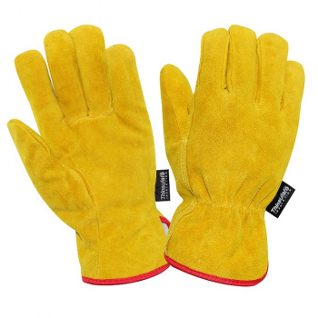 Перчатки ДИГГЕР 3М цельноспилковые утепленные желтые на Тинсулейте