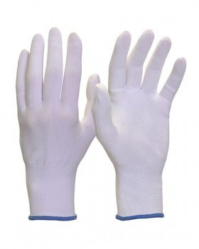 Перчатки НЕЙП-Б нейлон, без покрытия, цвет белый (12/300пар)